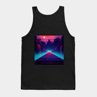 Dark Vaporwave Tank Top